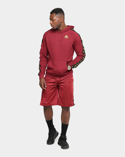 Kappa Kappa x Culture Kings Authentic Finix Short Burgundy/Gold