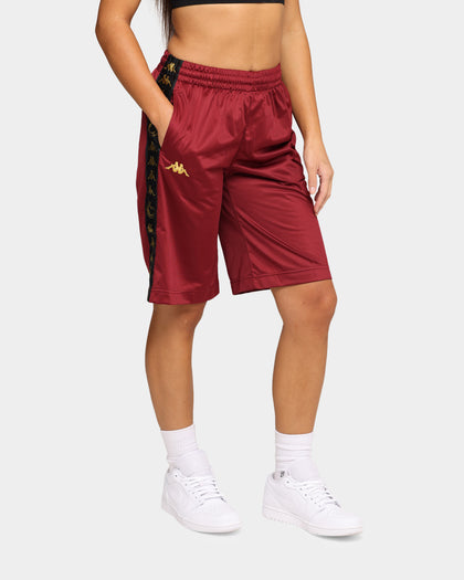 Kappa Kappa x Culture Kings Authentic Finix Short Burgundy/Gold