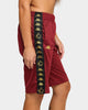 Kappa Kappa x Culture Kings Authentic Finix Short Burgundy/Gold