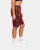 Kappa Kappa x Culture Kings Authentic Finix Short Burgundy/Gold