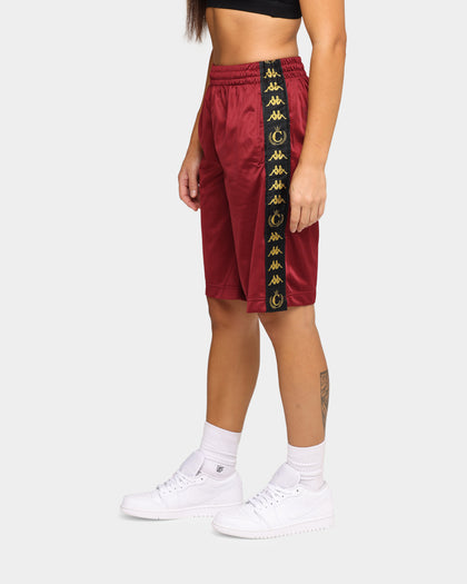 Kappa Kappa x Culture Kings Authentic Finix Short Burgundy/Gold