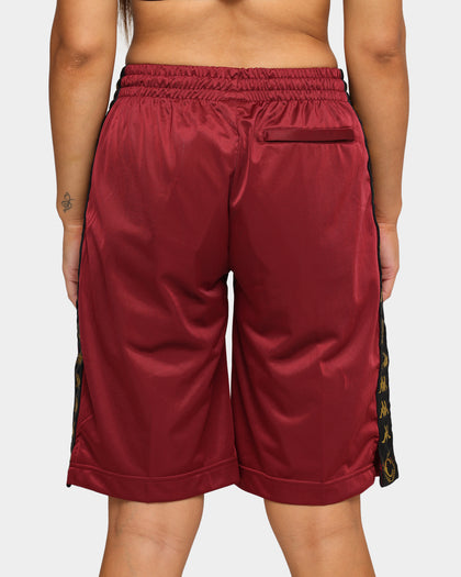 Kappa Kappa x Culture Kings Authentic Finix Short Burgundy/Gold