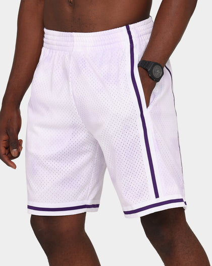 Mitchell & Ness Los Angeles Lakers "Cloudy Skies" Swingman Shorts Purple