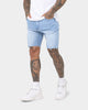 Nena and Pasadena Rawlins Denim Shorts Alaskan Blue