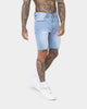 Nena and Pasadena Rawlins Denim Shorts Alaskan Blue