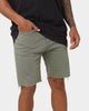 Nena And Pasadena Rawlins Denim Shorts Khaki