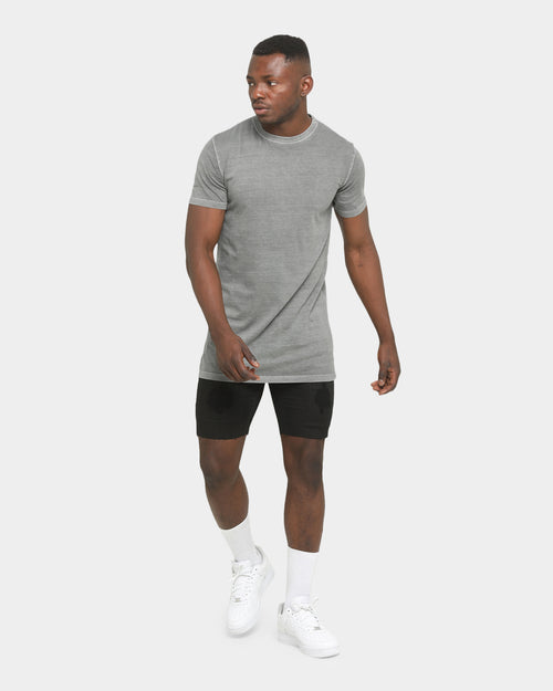 Nena And Pasadena Apocalypse Denim Shorts Black