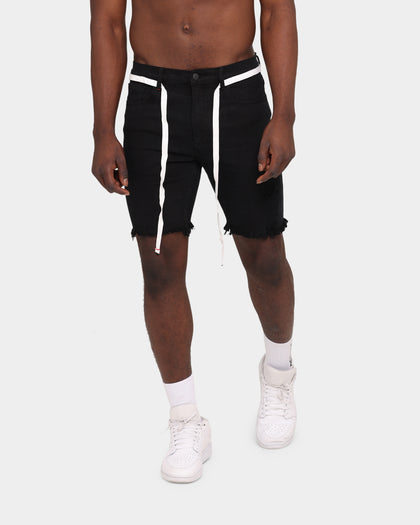 Saint Morta Represent Denim Shorts Black