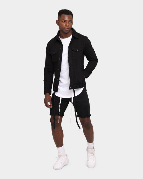 Saint Morta Represent Denim Shorts Black