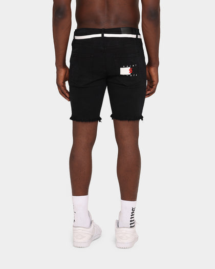 Saint Morta Represent Denim Shorts Black