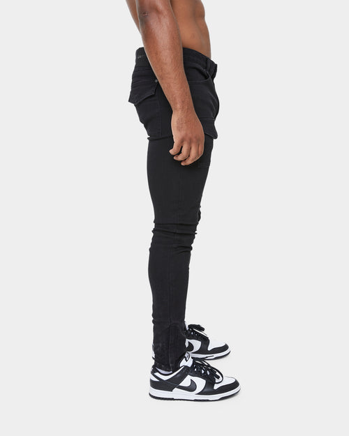 Carré Artisan Cargo Jean Black