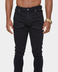 Carré Artisan Cargo Jean Black