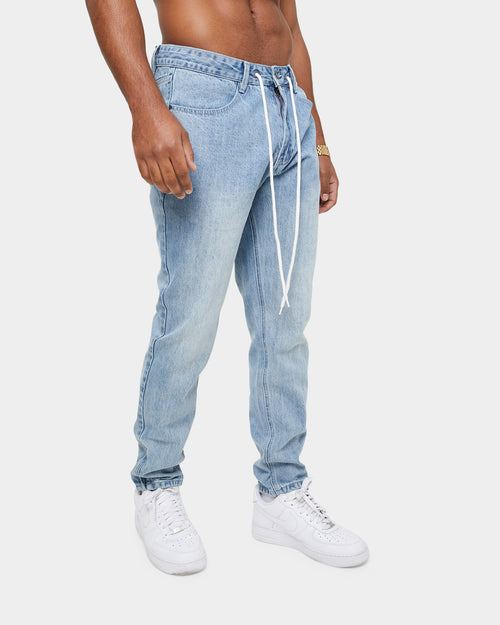 Carré Enorme Straight Tapered Jeans Vintage Blue