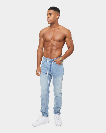 Carré Enorme Straight Tapered Jeans Vintage Blue