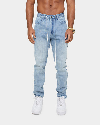 Carré Enorme Straight Tapered Jeans Vintage Blue