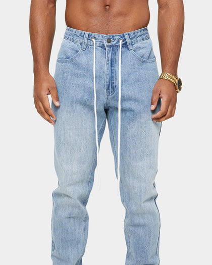 Carré Enorme Straight Tapered Jeans Vintage Blue