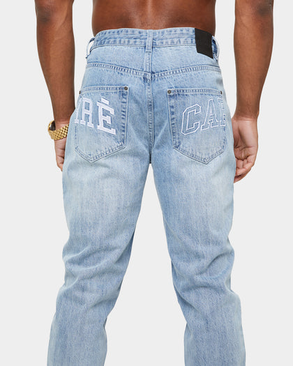 Carré Enorme Straight Tapered Jeans Vintage Blue