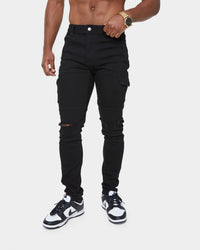 Carré Sommet Cargo Jean Black