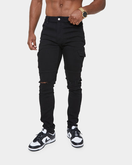 Carré Sommet Cargo Jean Black