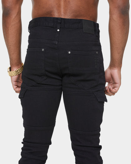 Carré Sommet Cargo Jean Black