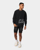 Carré Sommet Jean Cargo Short Black