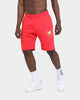 Champion Champion x Culture Kings Rev Weave Shorts Red/Gold