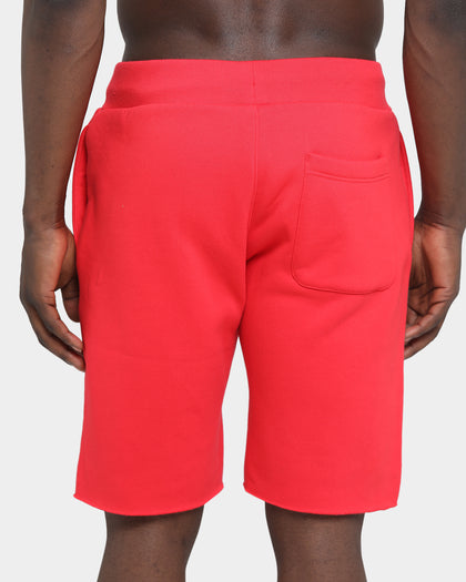 Champion Champion x Culture Kings Rev Weave Shorts Red/Gold