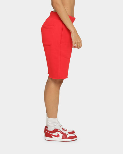 Champion Champion x Culture Kings Rev Weave Shorts Red/Gold