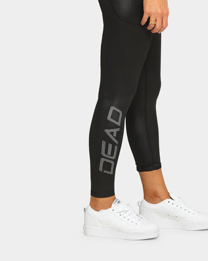 Dead Studios Women's Draft Wetlook Tights Black