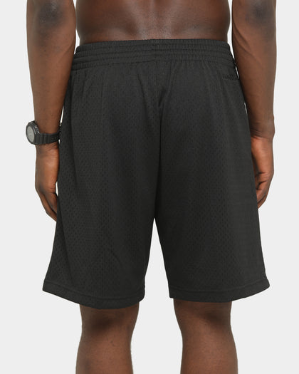 Mitchell & Ness Los Angeles Lakers White Logo Mesh Shorts Black
