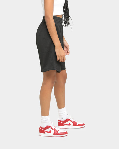 Mitchell & Ness Los Angeles Lakers White Logo Mesh Shorts Black