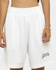 Mitchell & Ness Men's Los Angeles Lakers NBA HWC Mesh Shorts White