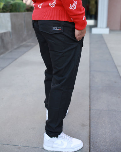 Carré Artisan Cargo Pant Washed Black