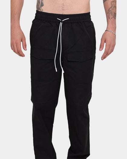 Carré Artisan Cargo Pant Washed Black