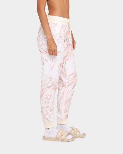 Champion Women's Rev Weave Marble Jogger Pebblestone