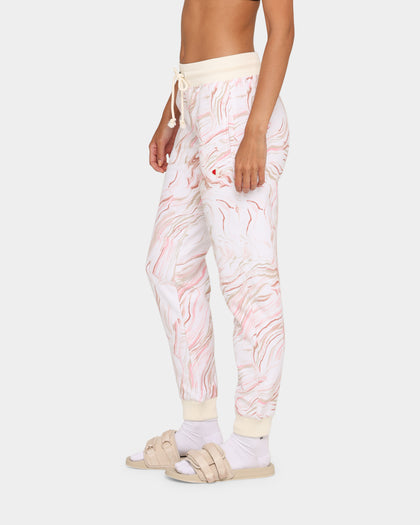 Champion Women's Rev Weave Marble Jogger Pebblestone