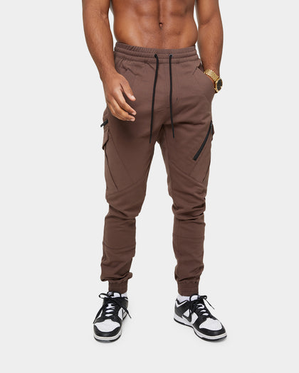 Carré Evolution Cargo Joggers Dark Brown