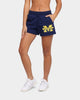 NATIONAL COLLEGIATE ATHLETIC ASSC Women's Michigan Wolverines Cheer Fleece Shorts True Navy