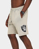 Majestic Athletic Clean Edge Raiders Shorts Snow Wash Pale