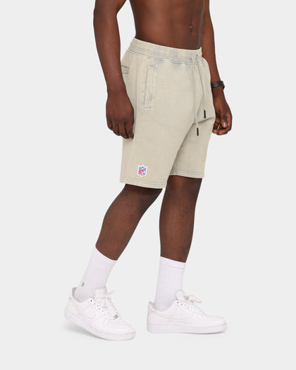 Majestic Athletic Clean Edge Raiders Shorts Snow Wash Pale
