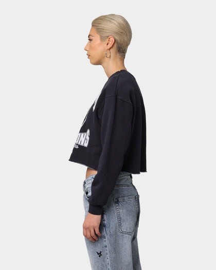 Mitchell & Ness Women's Raiders Champs Vintage Crew Faded Black