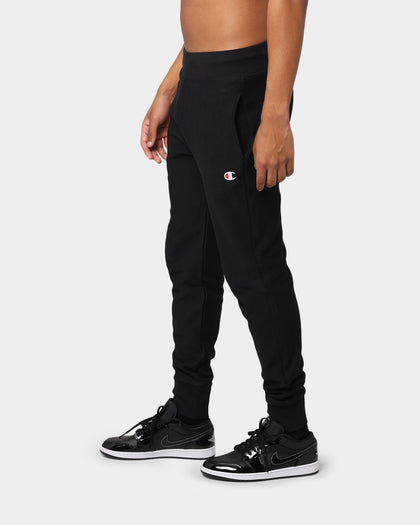 Champion Reverse Slim Terry Joggers Black