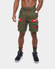 Carré Transition Cargo Short Army Green