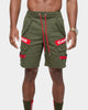 Carré Transition Cargo Short Army Green