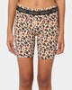Crooks & Castles Women's Cheetah Bike Short Cheetah Print