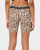 Crooks & Castles Women's Cheetah Bike Short Cheetah Print