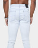 Carre Rugueux Distressed Skinny Jeans Superwash Blue