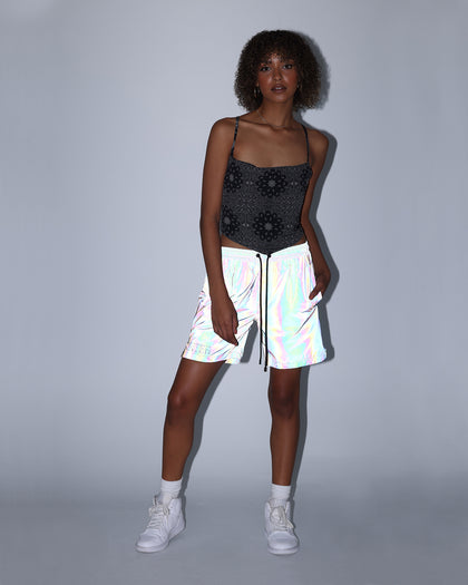 Loiter Reflective Walk Shorts Multi Coloured