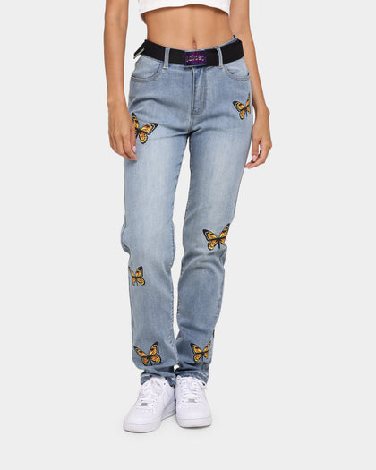 Loiter Butterfly Jean Blue Wash