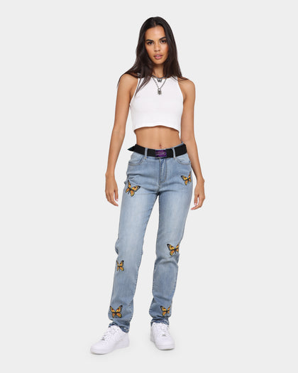 Loiter Butterfly Jean Blue Wash